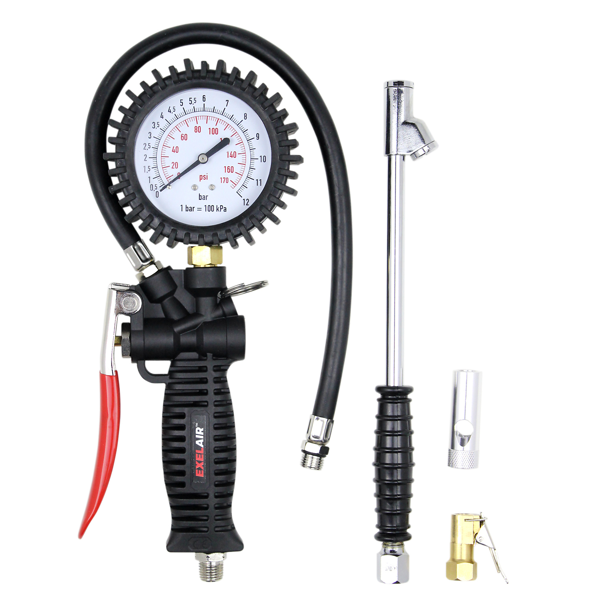 EXELAIR by Milton, 3in.-1 Professional Inflator Kit, Model# EX536KIT